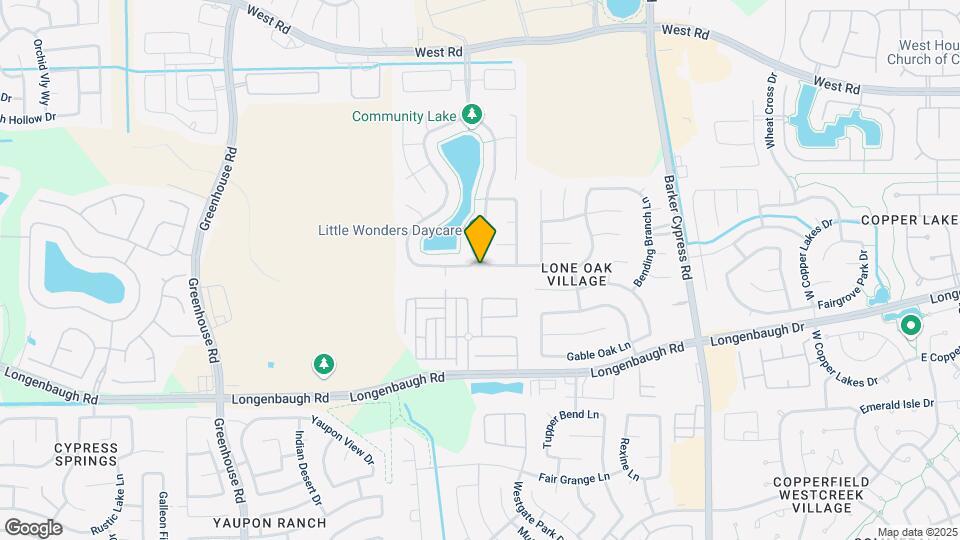 18339 Red Oak Manor Ln Mapa y Detalles de la Ubicación