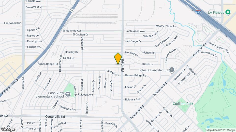 2820 Barnes Bridge Rd Map and Location Details