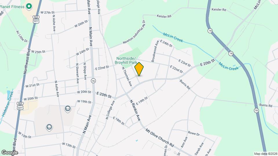 2077 N Whisnant Ave Map and Location Details