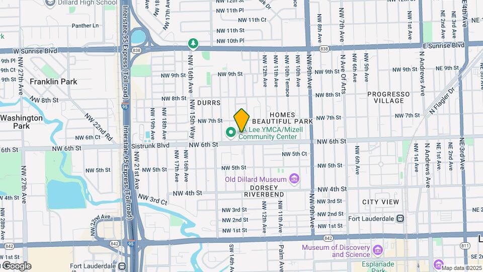 616 NW 14th Ave Map and Location Details