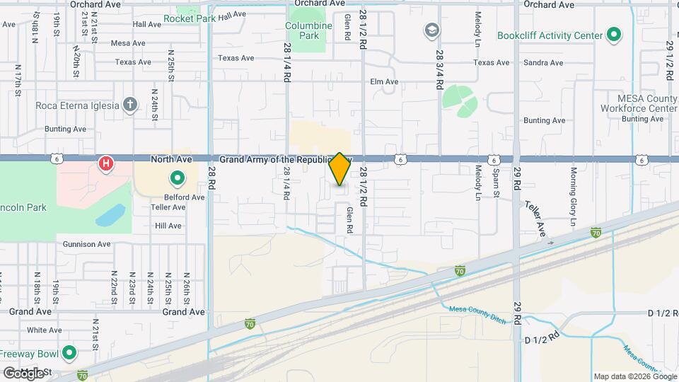 2845 North Ave Map and Location Details