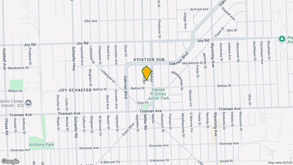 8234 Meyers Rd Map and Location Details