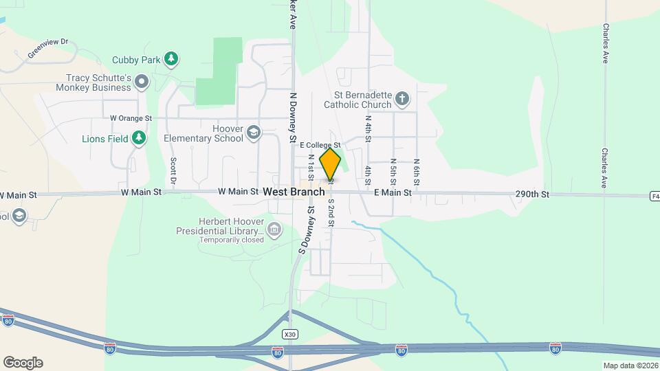 126 N 2nd St Map and Location Details