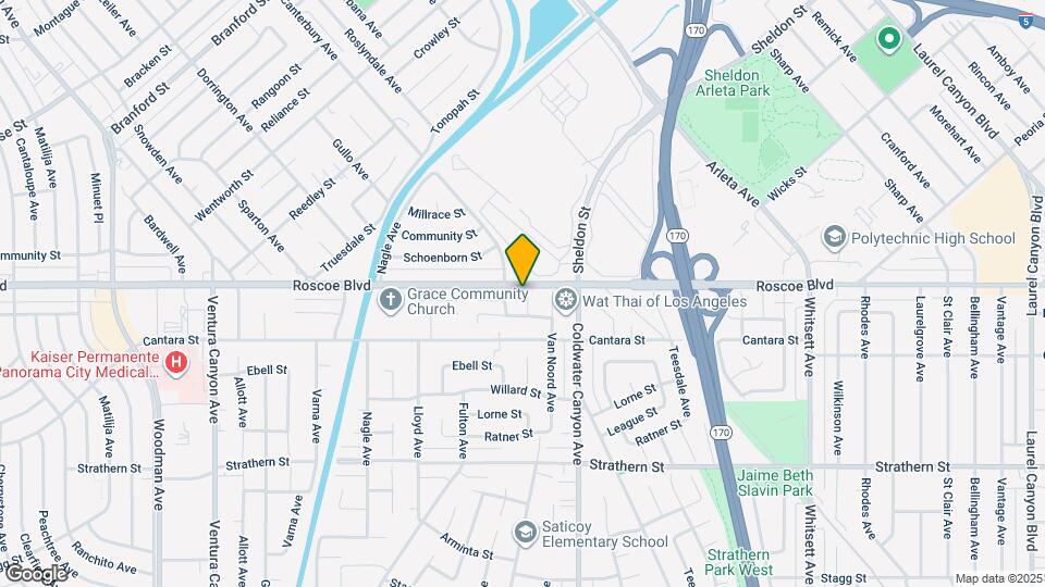 8253 Morse Ave Map and Location Details