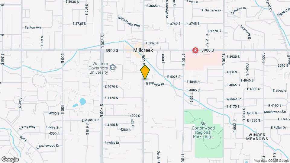 915 E Hillview Dr Mapa y Detalles de la Ubicación