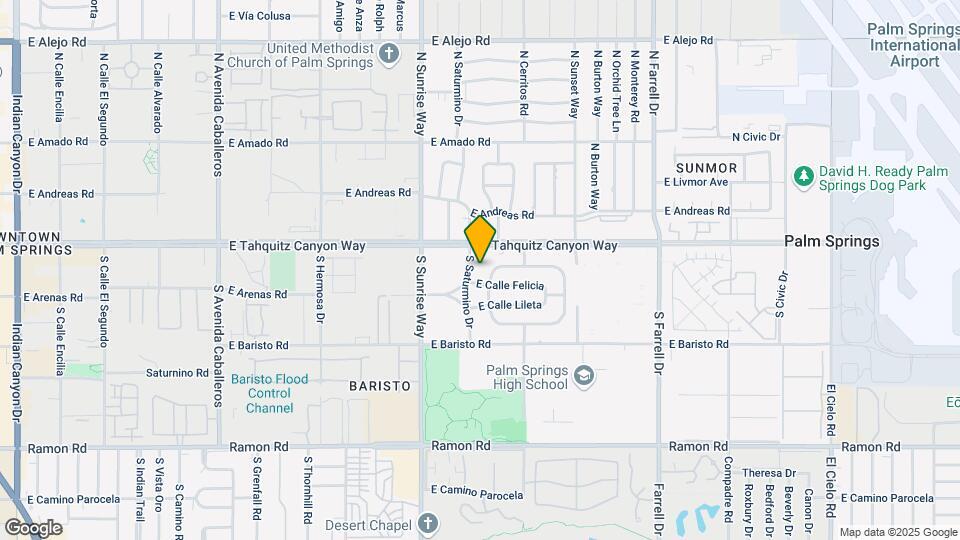 142 S Saturmino Dr Map and Location Details