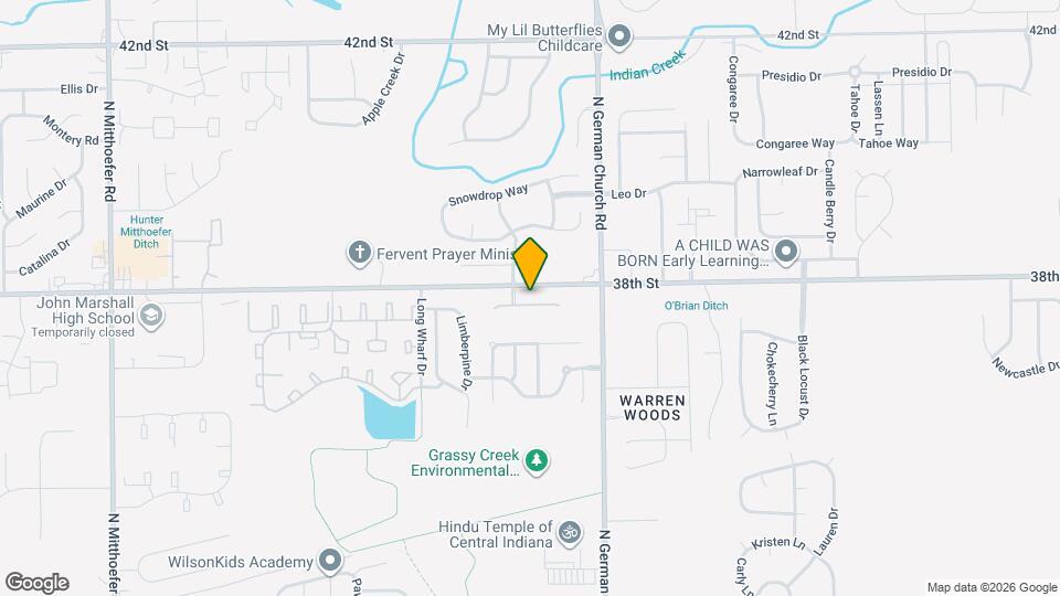 10834 Penwell Wy Map and Location Details