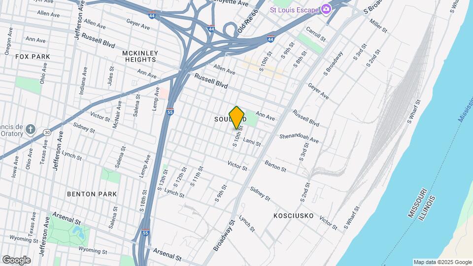 2325 S 10th St, Unit A Map and Location Details