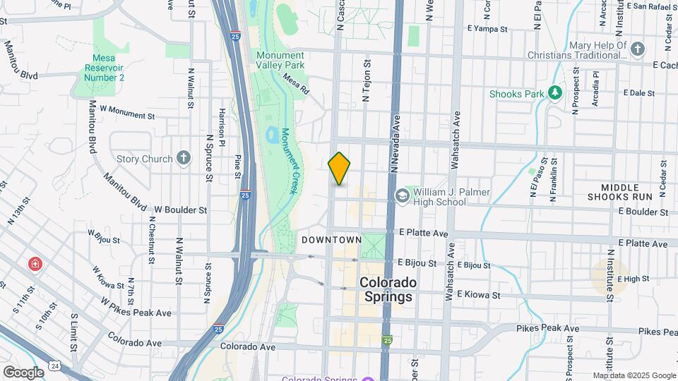 409 N Cascade Ave Mapa y Detalles de la Ubicación