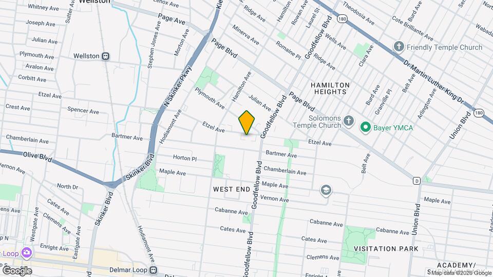 5832-5834-5834 Etzel Ave Map and Location Details