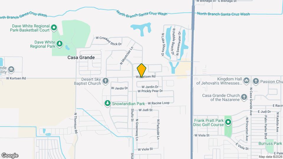 660 W Kingman Loop Map and Location Details