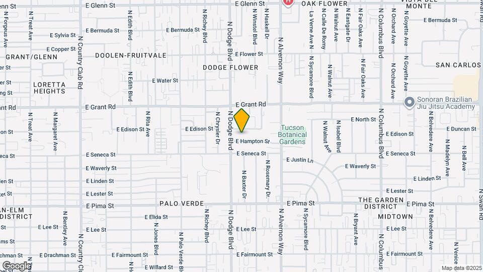 3731 E Hampton St Map and Location Details