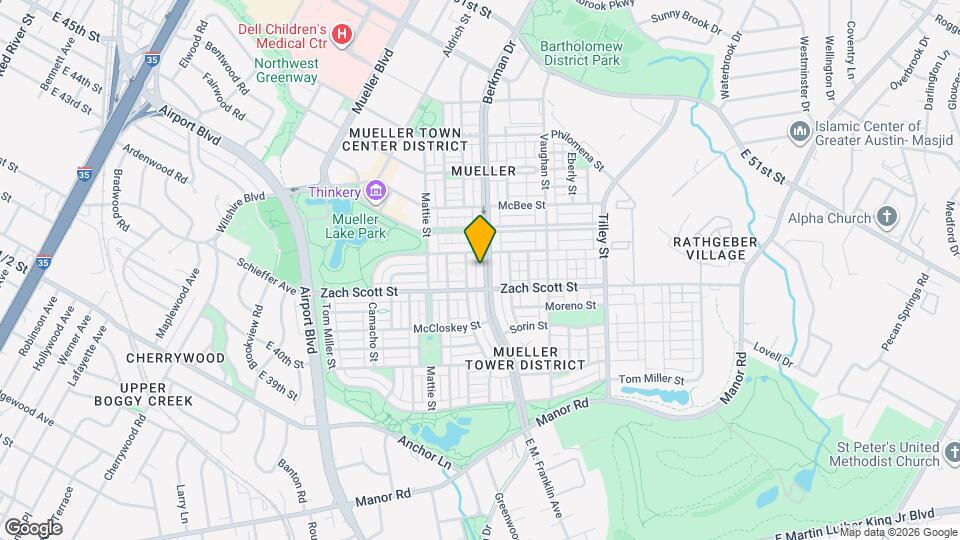 4228 Berkman Dr Map and Location Details