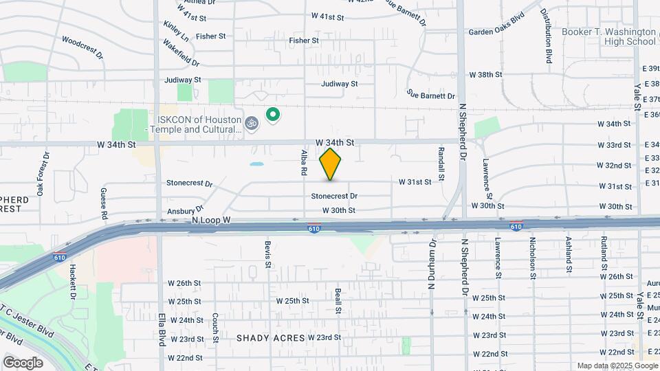 1023 W 31st St Map and Location Details