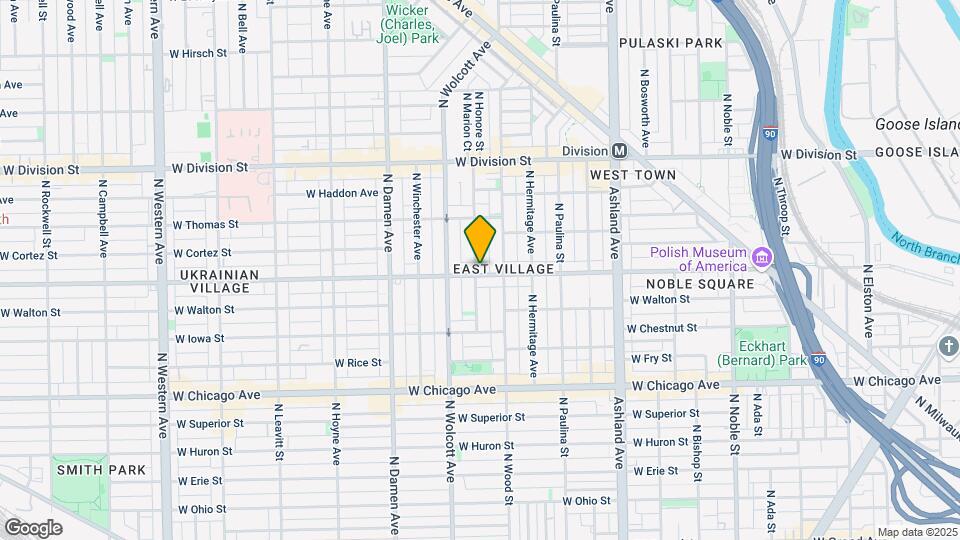 1824 W Augusta Blvd Mapa y Detalles de la Ubicación