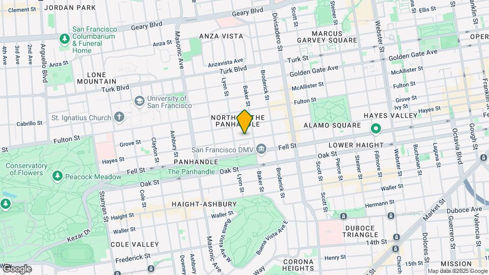 1534 Hayes St Mapa y Detalles de la Ubicación