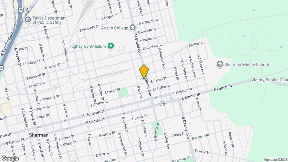 304 N Grand Ave Map and Location Details