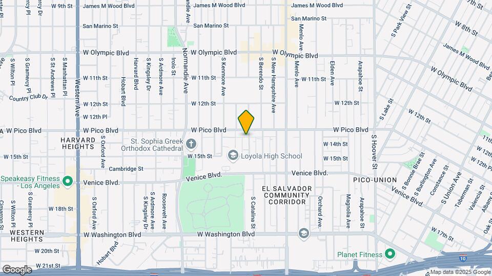 1315 S Catalina St Map and Location Details
