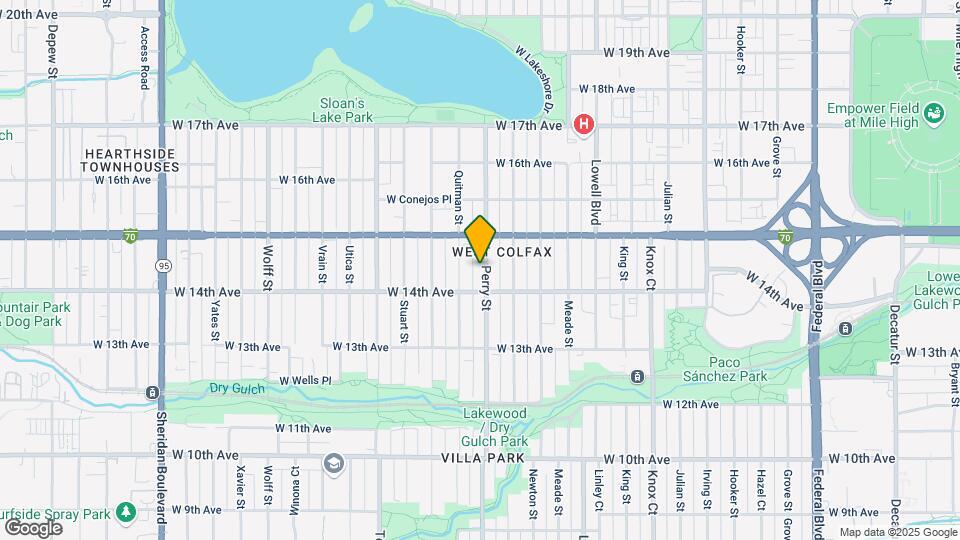 1433 Perry St Map and Location Details