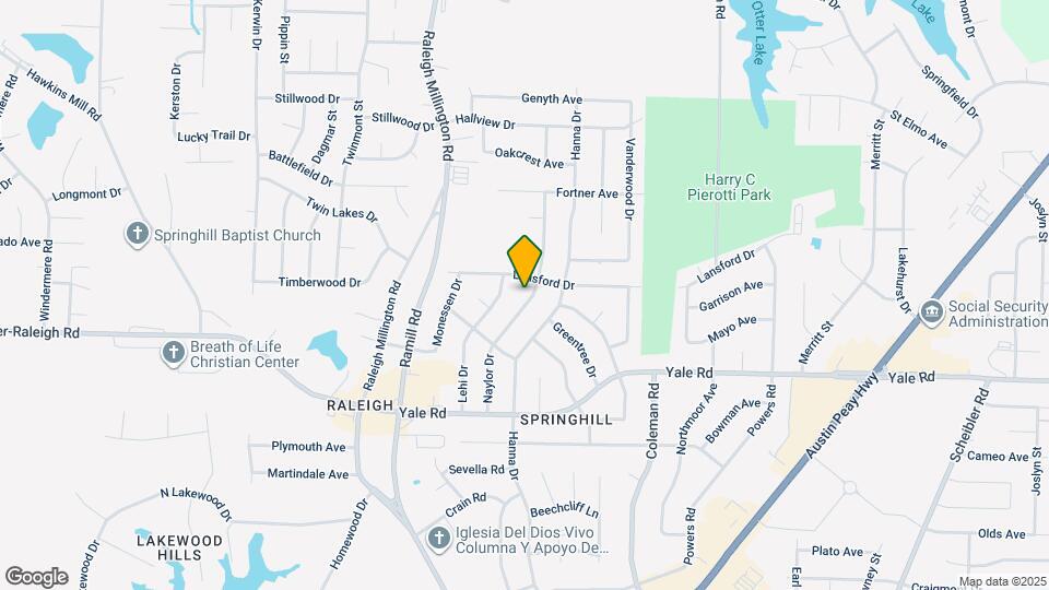 3611 Naylor Dr Map and Location Details