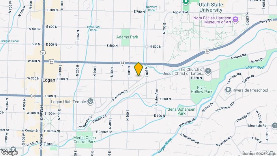555 E 300 N, Unit Apt 1 Map and Location Details
