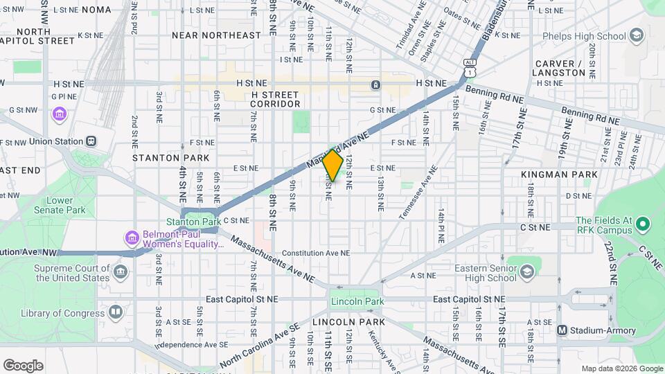 411 11th St NE Map and Location Details