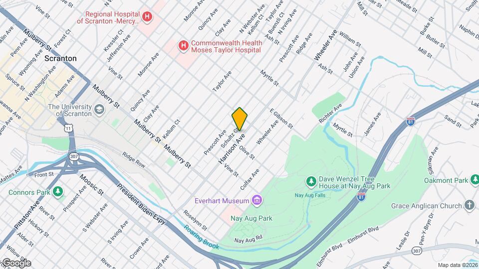 617 Harrison Ave Mapa y Detalles de la Ubicación