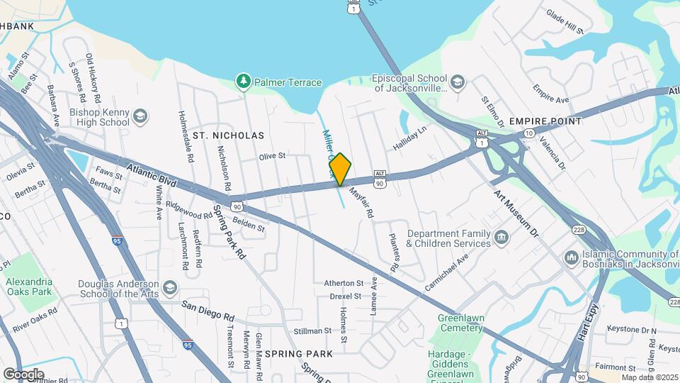 1606 Mayfair Rd Map and Location Details