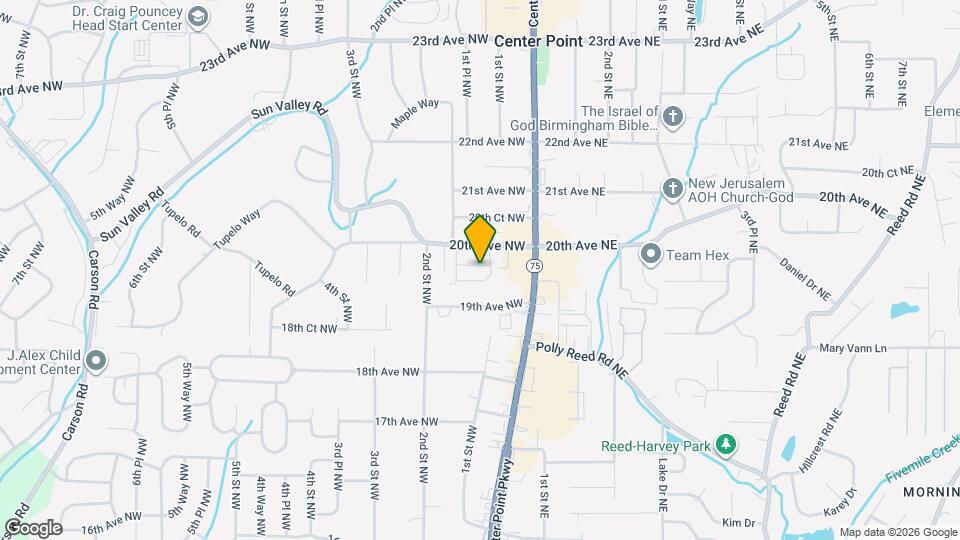Center Pointe Landings Mapa y Detalles de la Ubicación