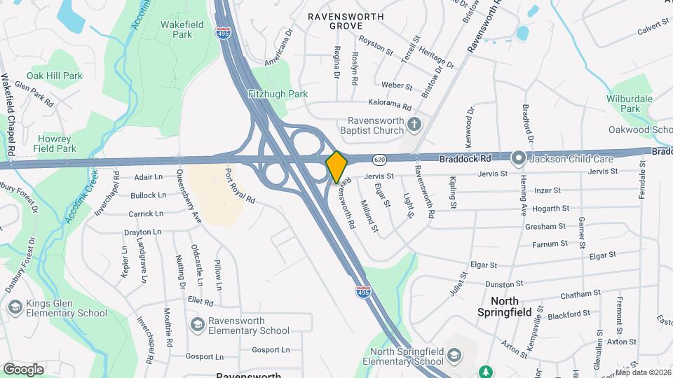 5350 Ravensworth Rd Mapa y Detalles de la Ubicación