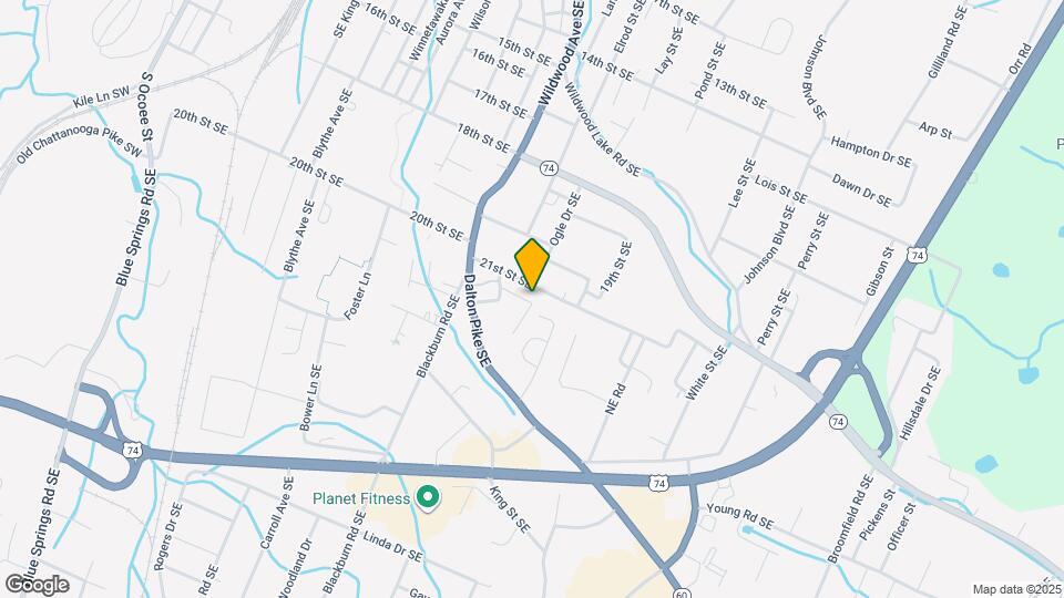 1219 Crest Dr SE Map and Location Details