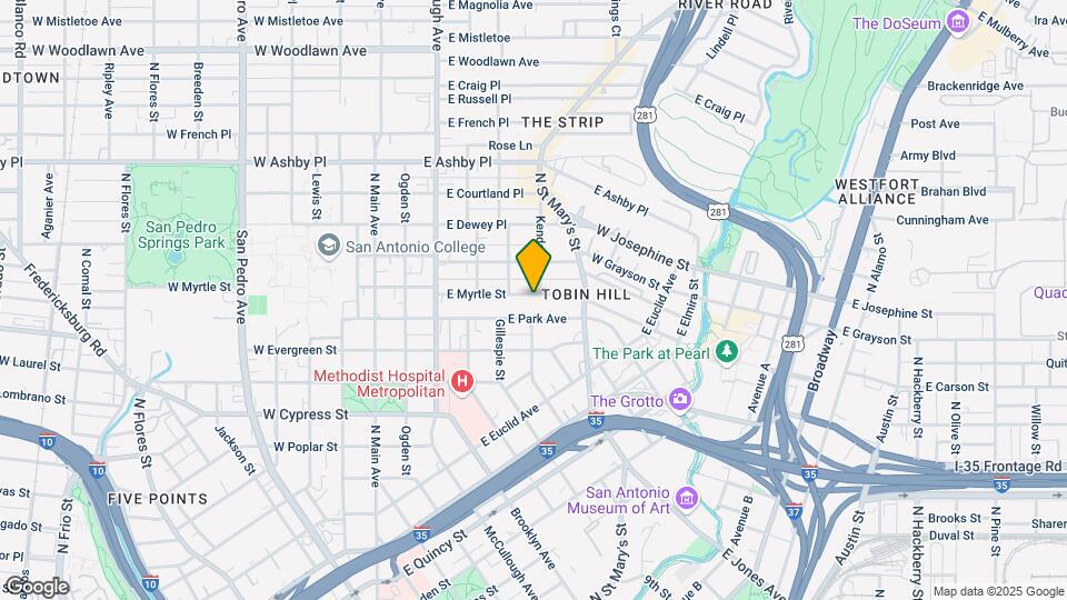 522 E Myrtle St Map and Location Details