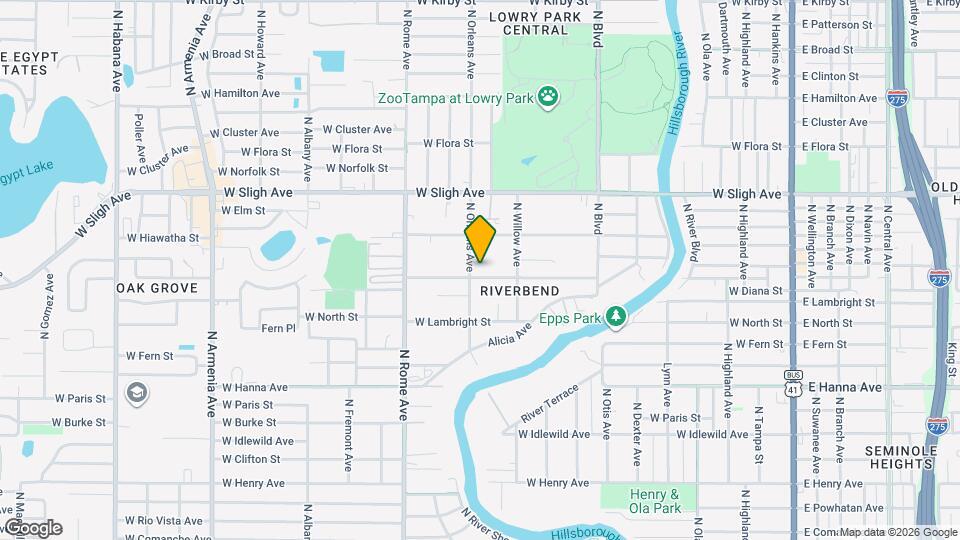 1319 W Knollwood St Map and Location Details