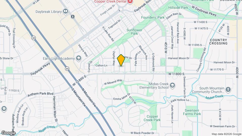 11759 S Lake Run Rd Map and Location Details