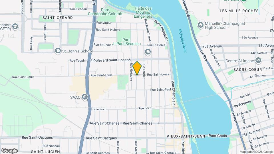 110-114 Saint-Louis St Map and Location Details