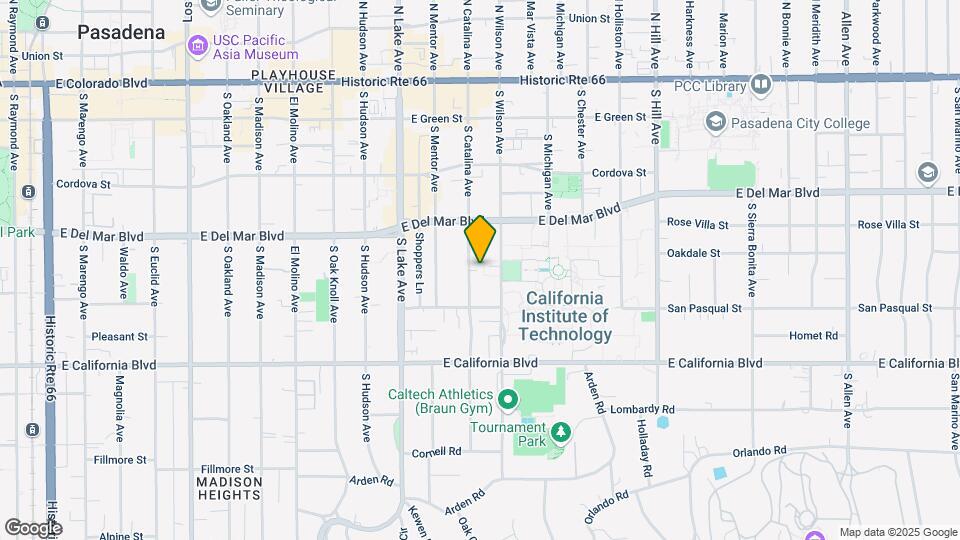 430 S Catalina Ave Map and Location Details