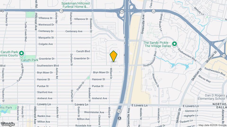 7985 Caruth Ct Map and Location Details