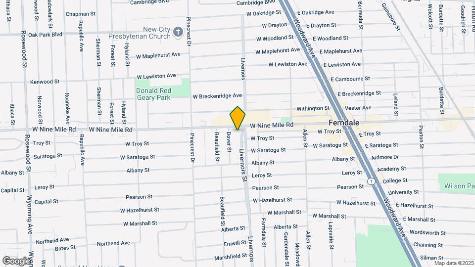 1741 Livernois St Map and Location Details
