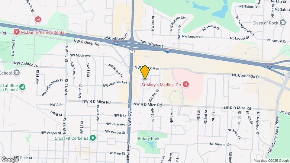 718 NW 6th St Map and Location Details