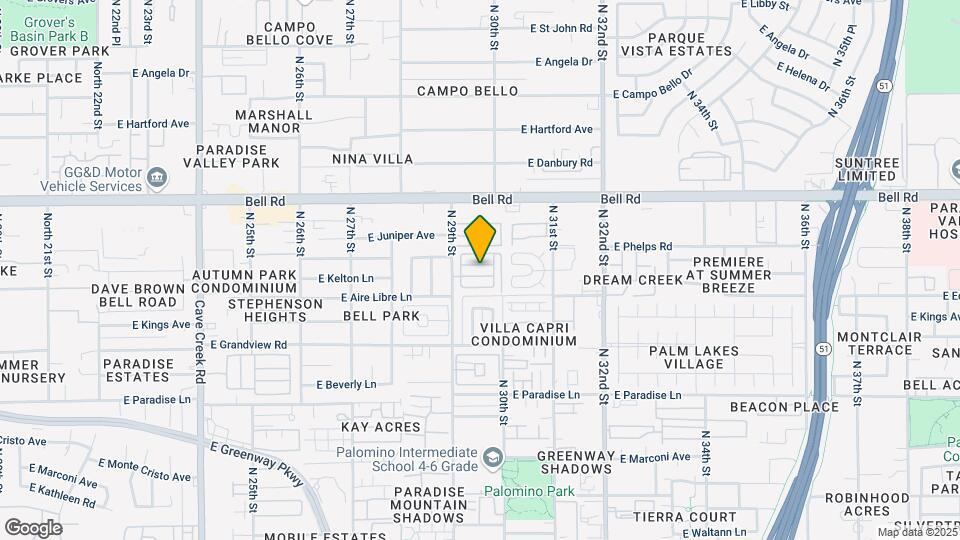 The Phoenix Scottsdale Mobile Home Park Map and Location Details