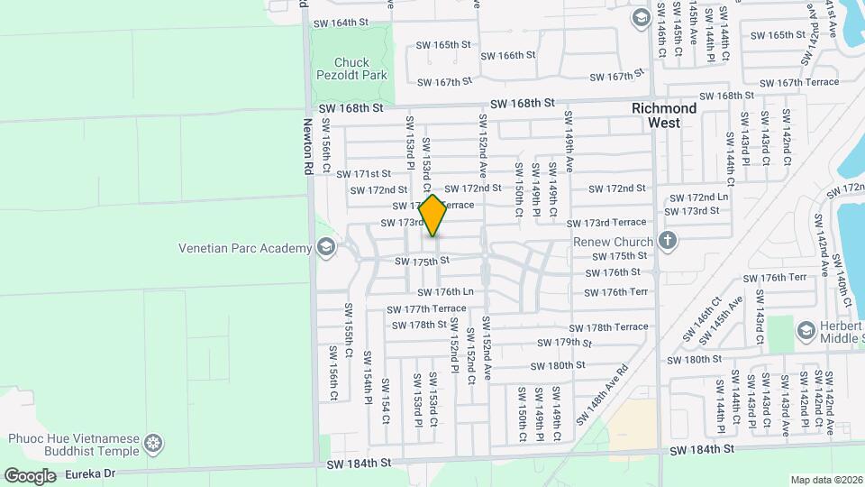 17430 SW 153rd Ave Mapa y Detalles de la Ubicación