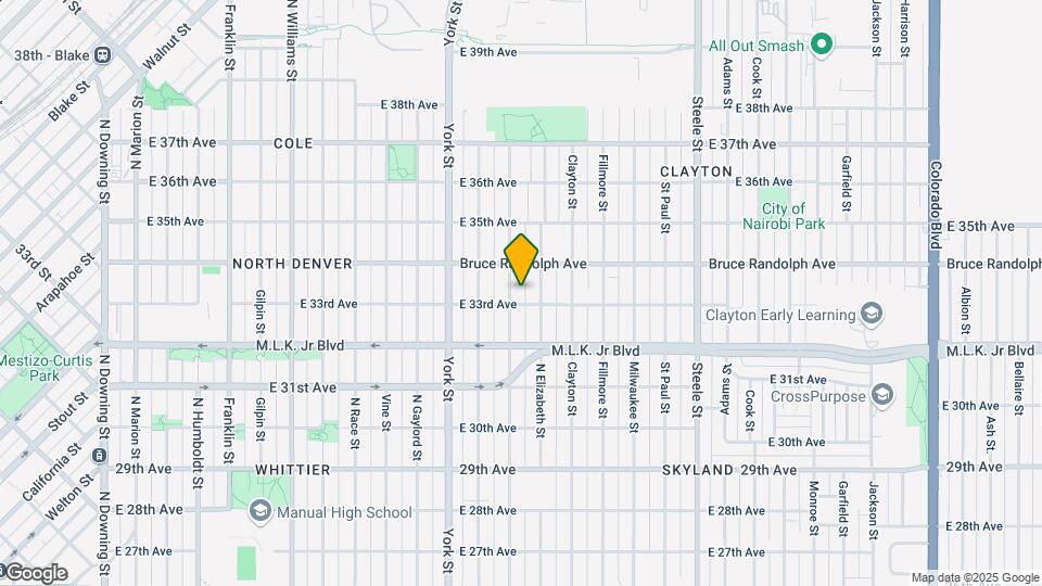 3322 Columbine St Mapa y Detalles de la Ubicación