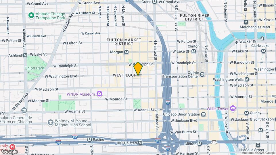903 W Washington Blvd Map and Location Details