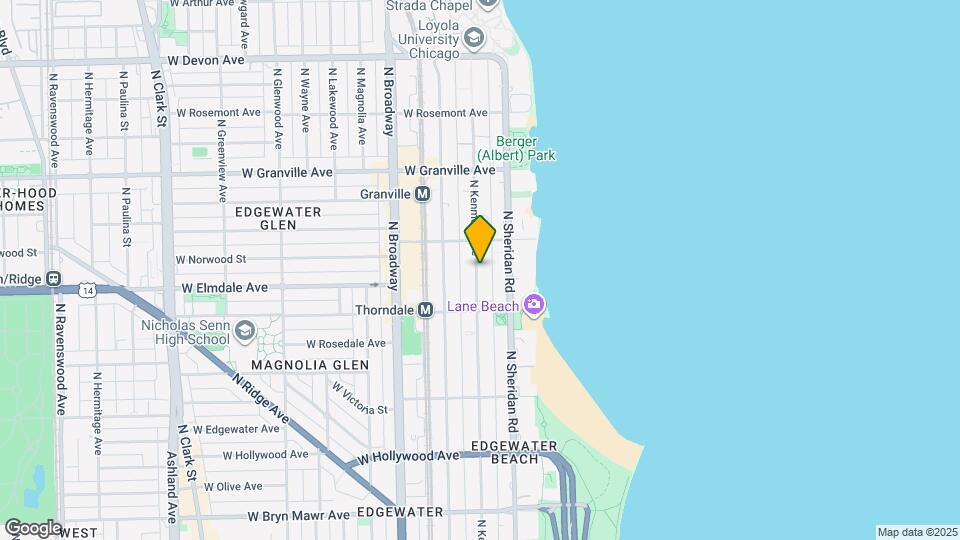 6039 N Kenmore Ave Map and Location Details