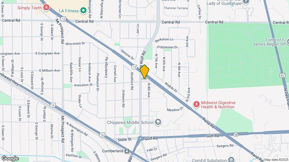 560 Princeton St Map and Location Details