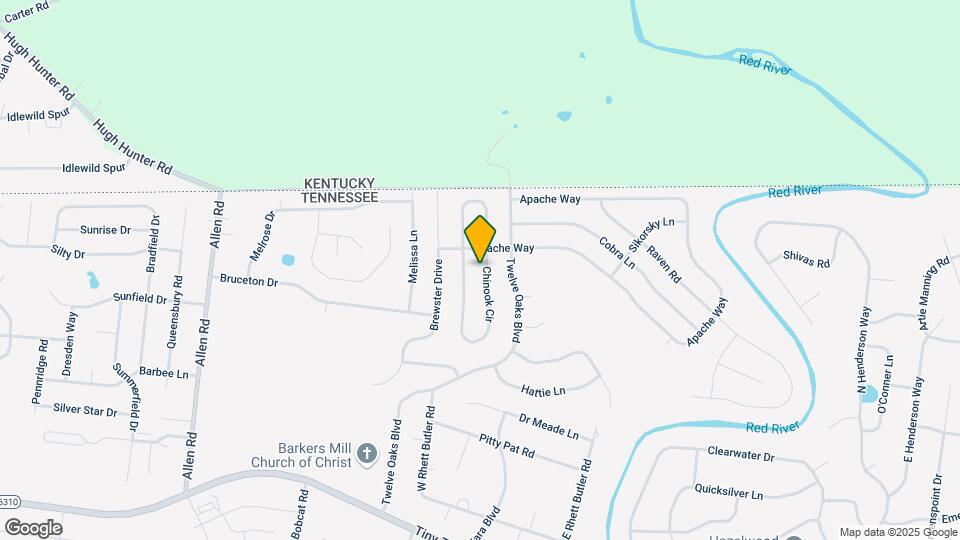 1112 Chinook Cir Map and Location Details