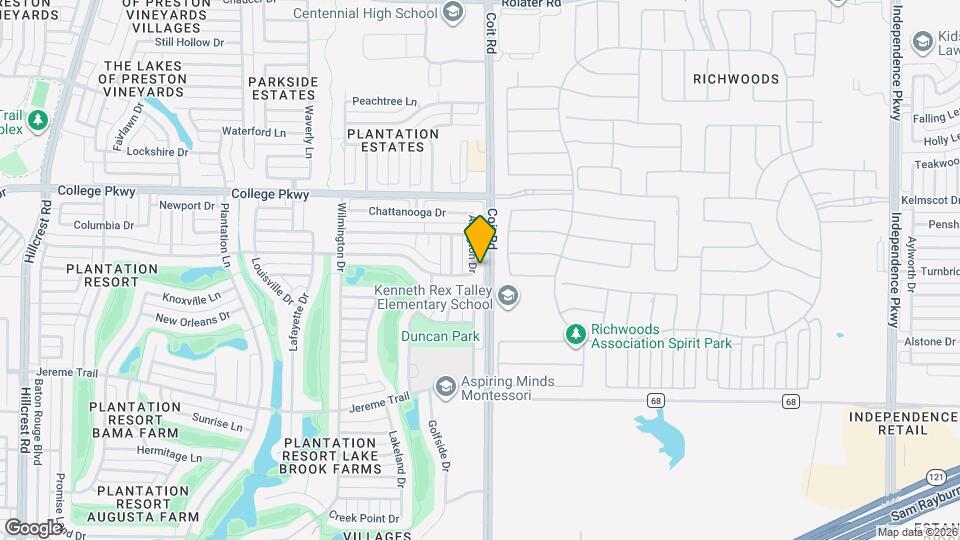 6000 Arlington Dr Map and Location Details