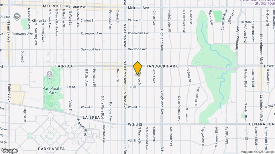 141 N Orange Dr Map and Location Details