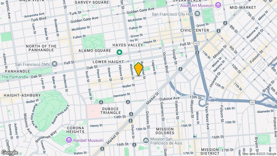 353 Haight St Mapa y Detalles de la Ubicación