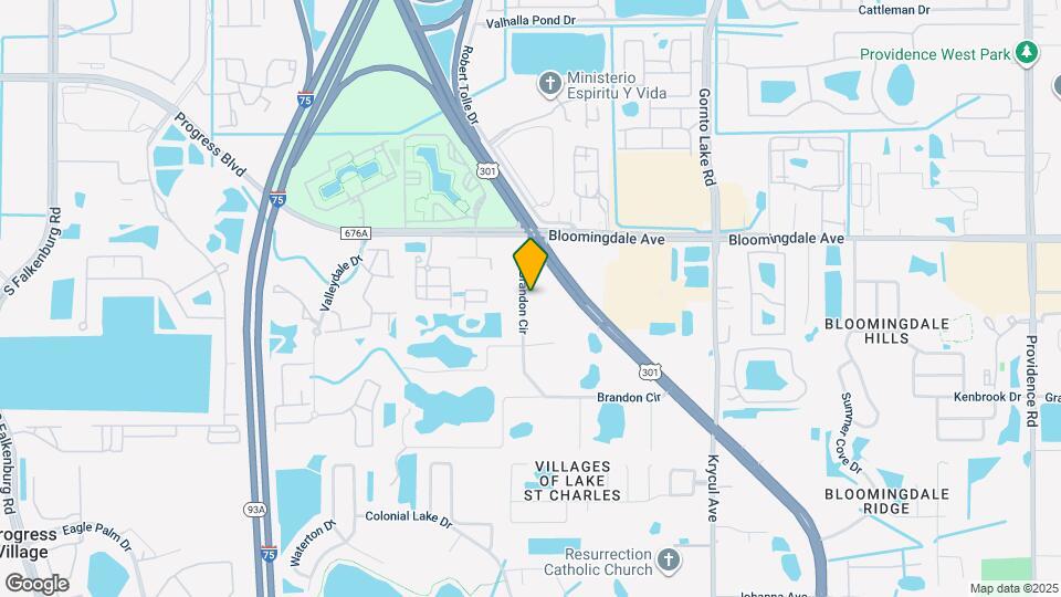 6202 Brandon Cir Map and Location Details